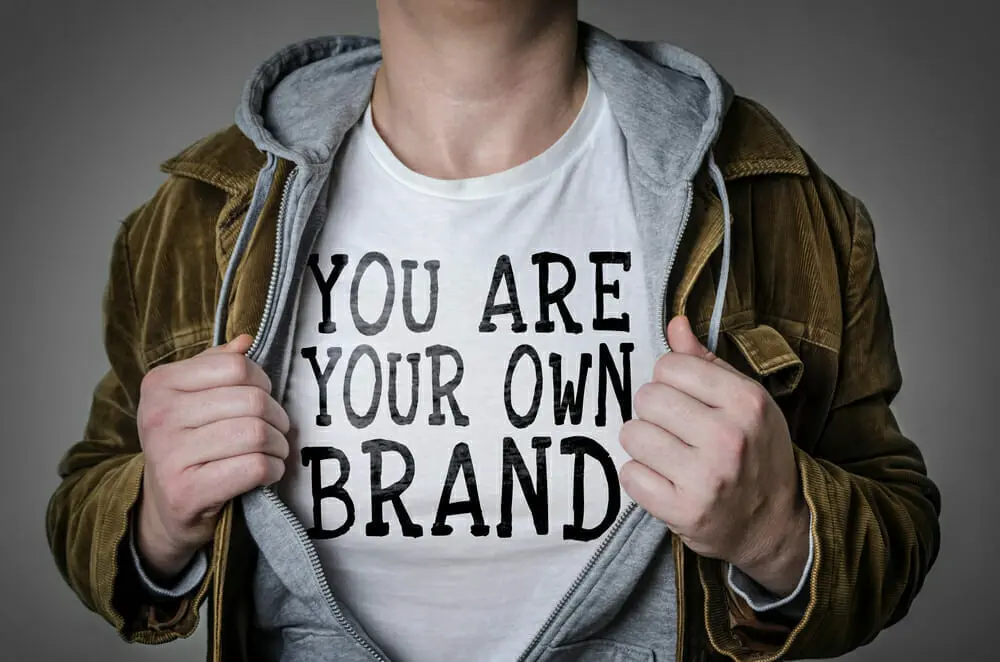 Small business branding, you are your own brand tee-shirt.