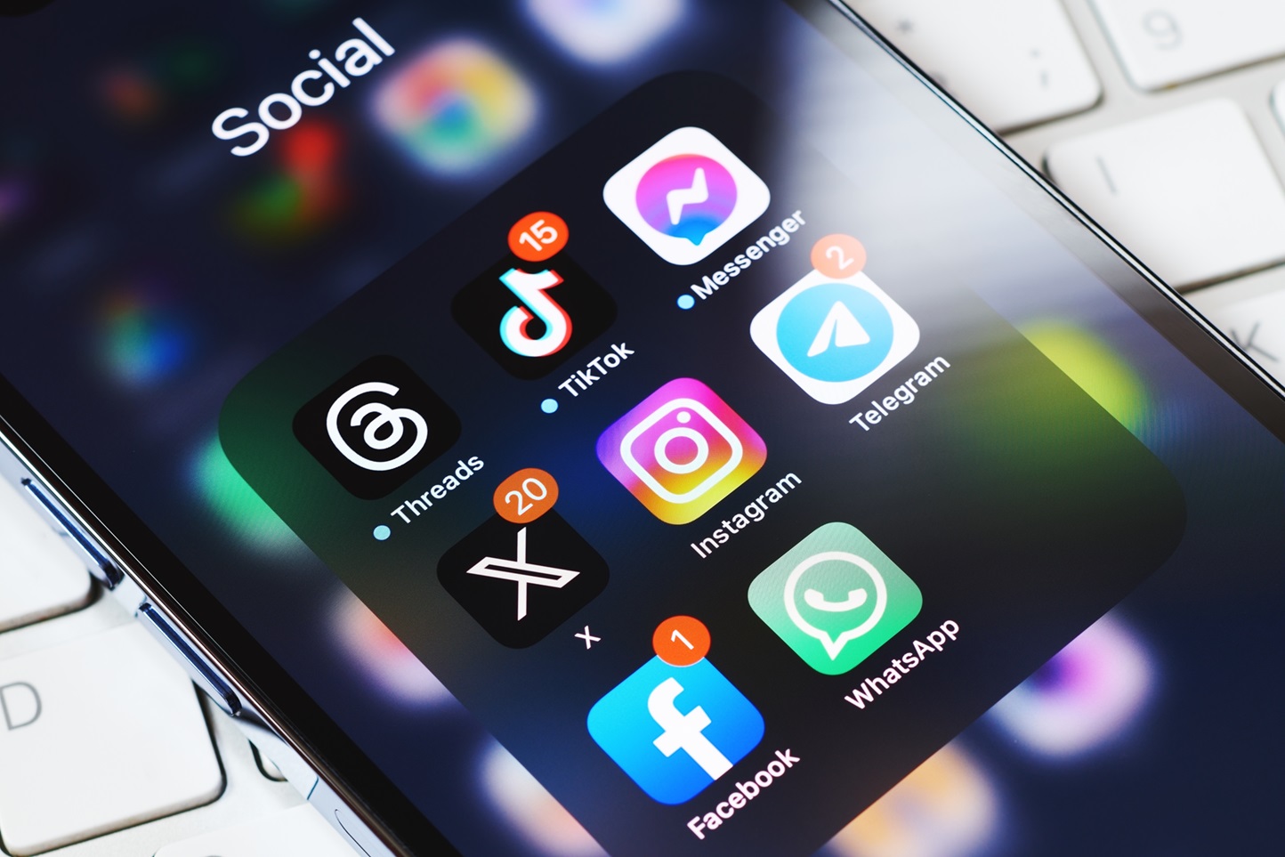 SEO and social media icons in an article by Melanie Gorman and Crownsville Media
