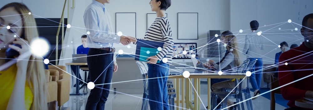 Business networking images on Crownsville Media in an article on citing your sources in blogs and landing pages to increase being discovered for SEO and in AI engines.