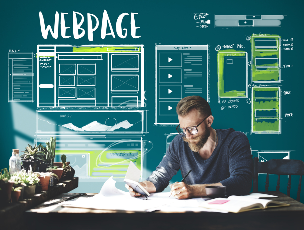 Outdated website design