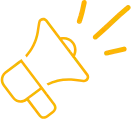 Megaphone icon signaling an announcement or alert