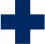 Blue plus sign on a dark background indicating an add action add buttonicon